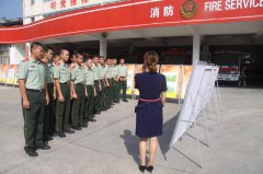 惠民巡展“湘江战役与红色苏区”摄影图片展走进白沙消防特勤中队