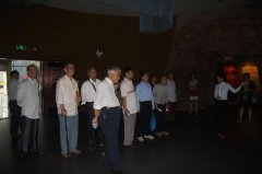 三明市教科所退休人员来我馆参观，欢度“九月初九重阳节”