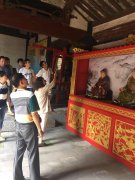 专家组对正顺庙修缮工程进行技术竣工初验